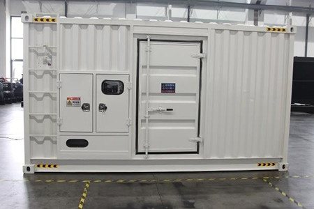 集裝箱發電機組冒白煙是怎么回事？應如何解決？